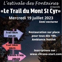 Le Trail du Mont St Cyr 2024