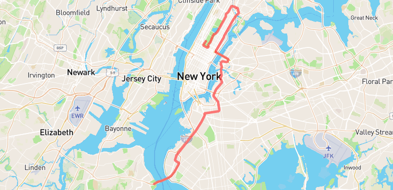 marathon new york parcours