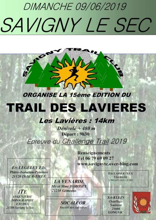 Trail des Lavières