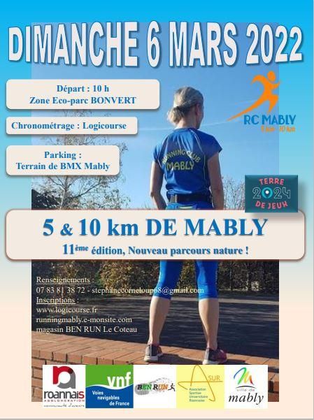 5 et 10 km de Mably