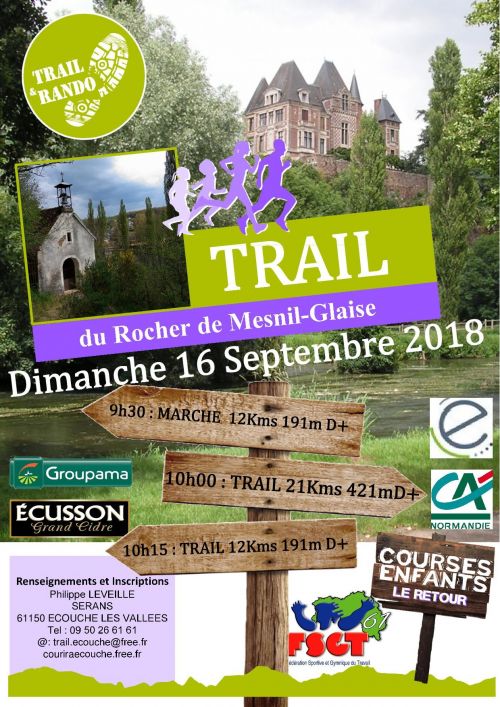Trail du Rocher de Mesnil-Glaise