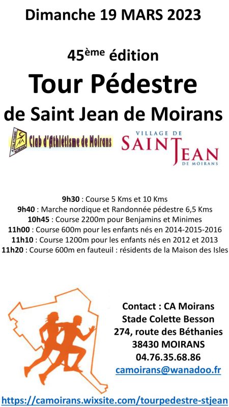 Tour Pédestre de Saint Jean de Moirans