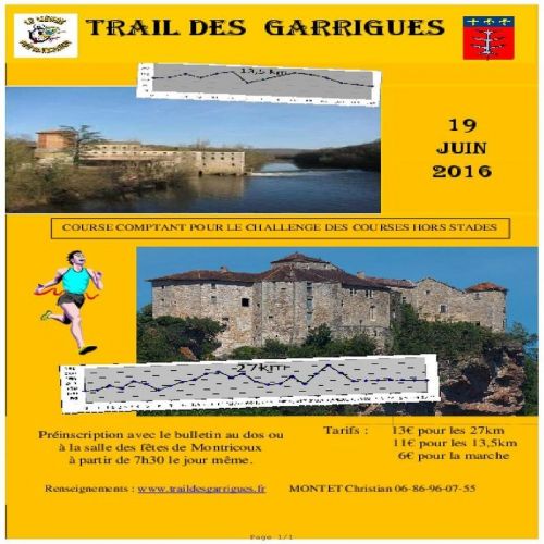 Trail des Garrigues