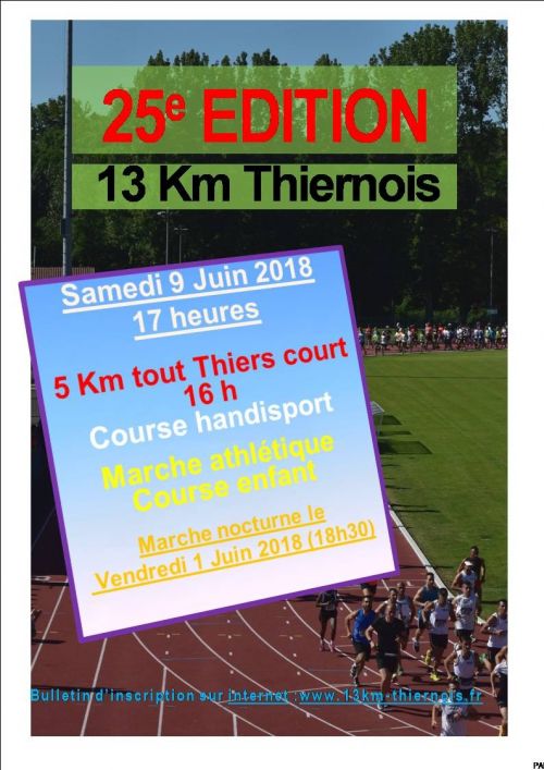 13 km Thiernois - Tout Thiers Court