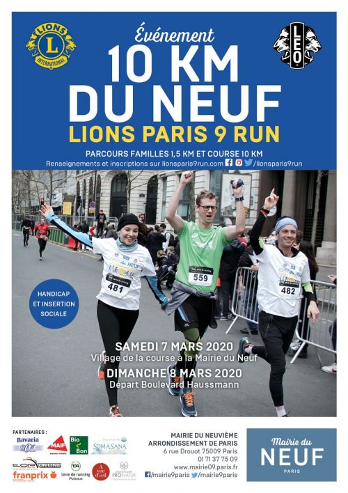 10km du Neuf - Lions Paris 9 Run