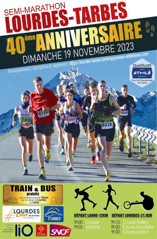 Semi-Marathon Lourdes - Tarbes