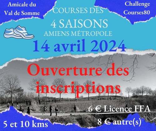 Courses des 4 Saisons Amiens Métropole