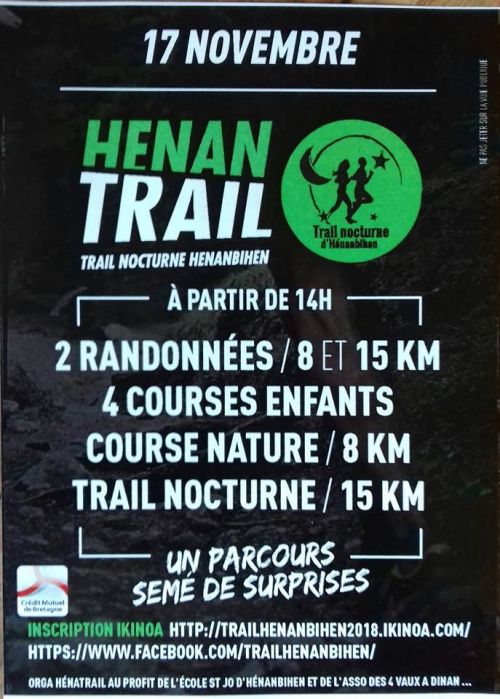 Trail Nocturne Henanbihen