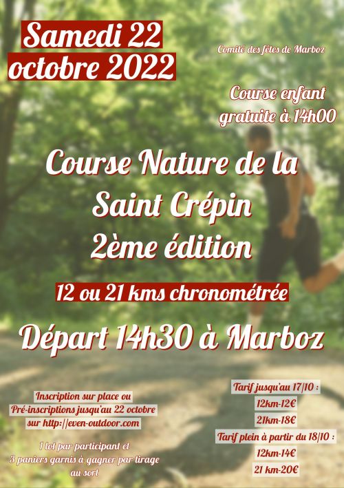 Course Nature de la Saint Crépin