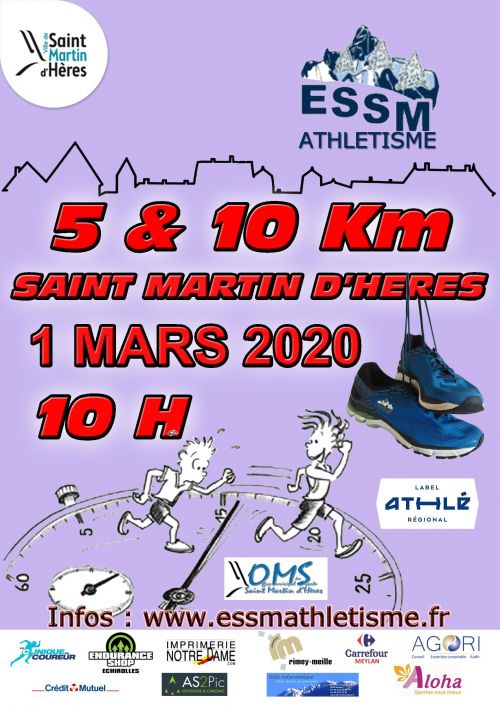 5 & 10 km de Saint Martin d'Hères
