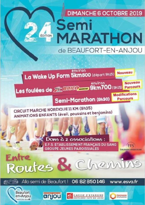 Semi-Marathon de Beaufort en Anjou