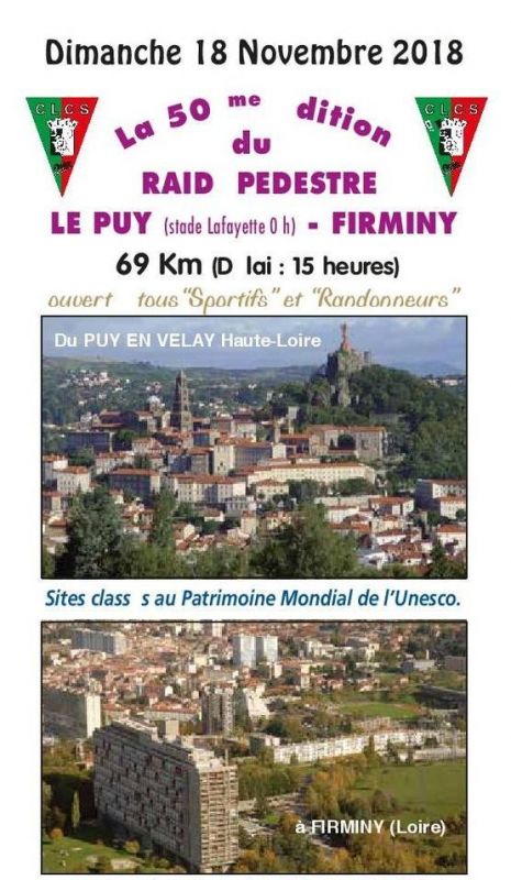Raid Pedestre Le Puy - Firminy