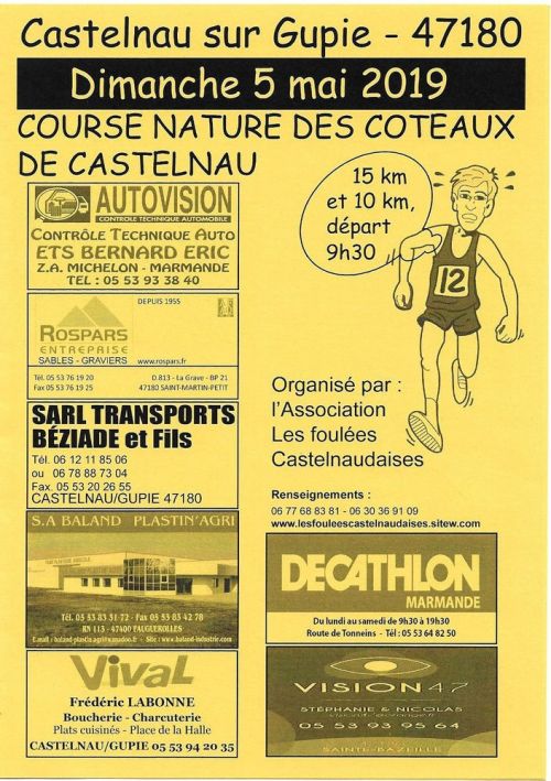 Course Nature des Coteaux de Castelnau