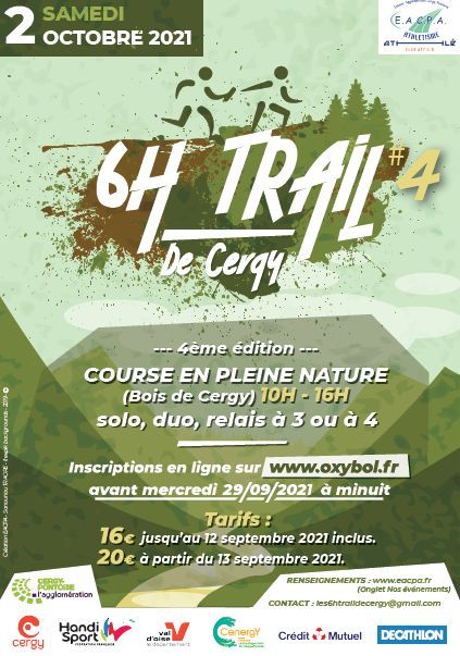 Les 6h Trail de Cergy