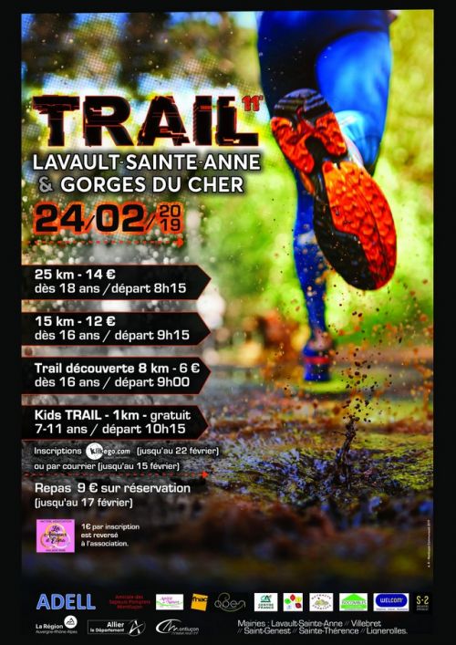 Trail de Lavault Ste Anne et des Gorges du Cher