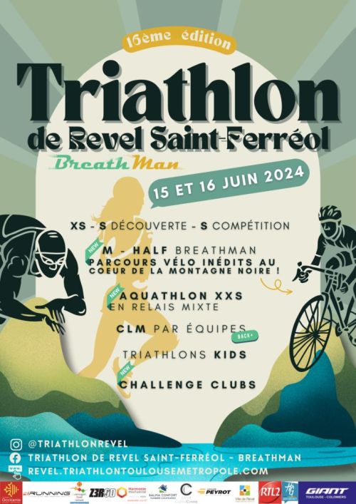 Triathlon Revel St Ferréol - BreathMan