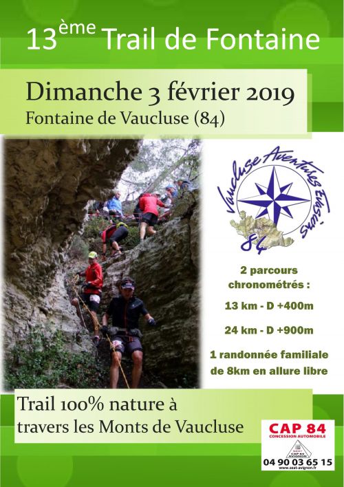 Trail de Fontaine de Vaucluse