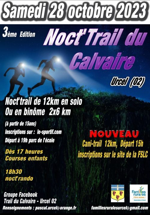 Le Noct'Trail du Calvaire