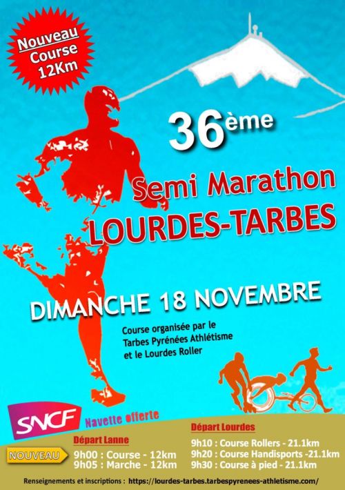 Semi-Marathon Lourdes - Tarbes