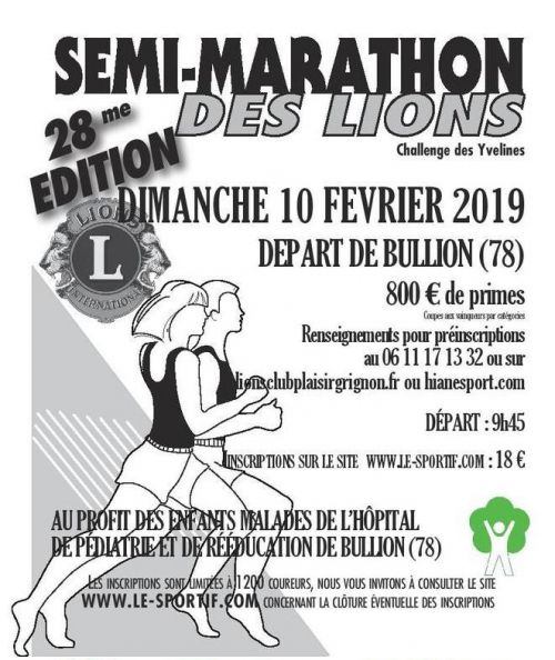 Semi-Marathon des Lions