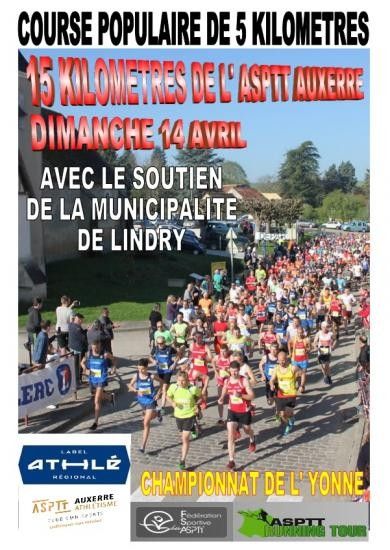 15 kms de l'ASPTT Auxerre