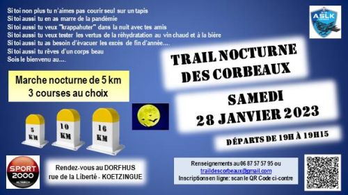 Trail Nocturne des Corbeaux