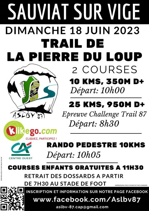 Trail de la Pierre du Loup