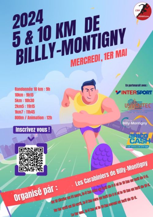 10 km de Billy Montigny